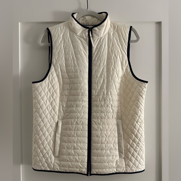 Talbots off-white vest. - Picture 1 of 4
